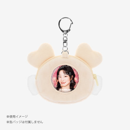 TWICE LOVELYS×SANRIO CHARACTERS PHOTO BADGE POUCH - DAVELY×COGIMYUN / TWICE『THIS IS FOR』