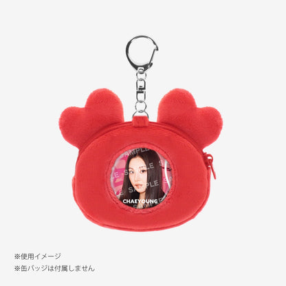 TWICE LOVELYS×SANRIO CHARACTERS PHOTO BADGE POUCH - CHAENGVELY×HELLO KITTY / TWICE『THIS IS FOR』
