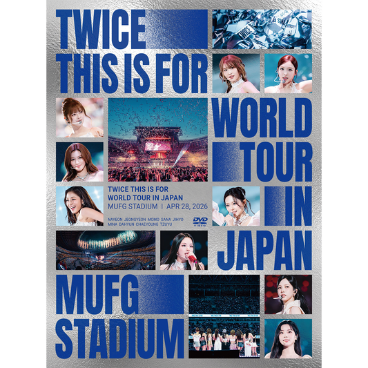 TWICE『TWICE ＜THIS IS FOR＞ WORLD TOUR IN JAPAN MUFG STADIUM』【초회한정반 DVD】