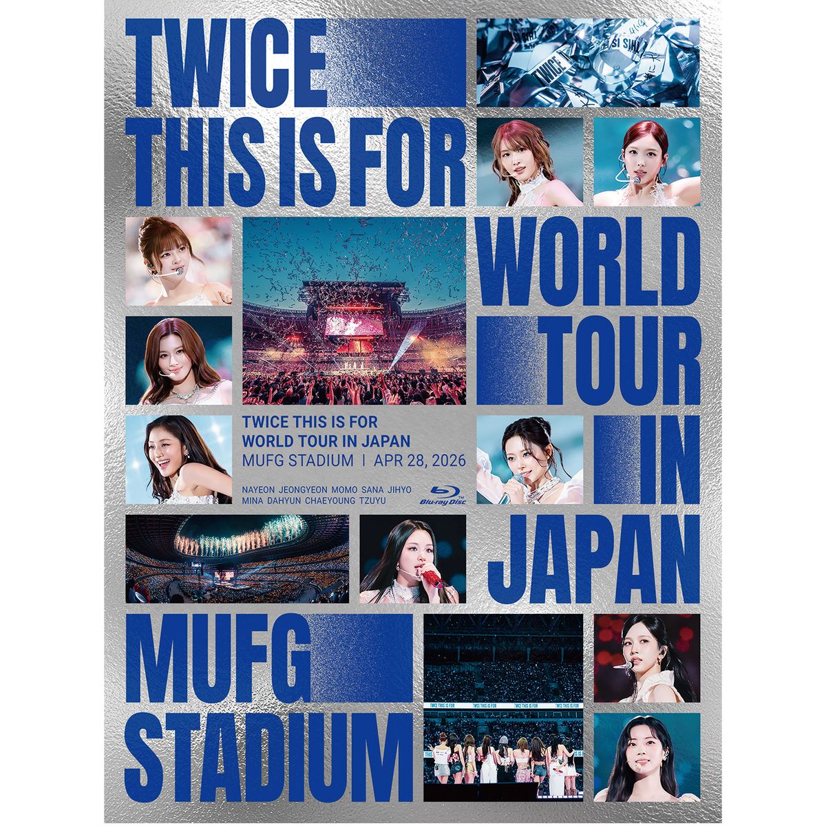 TWICE『TWICE <this is for> WORLD TOUR IN JAPAN MUFG STADIUM』【초회 한정판 Blu-ray】</this>