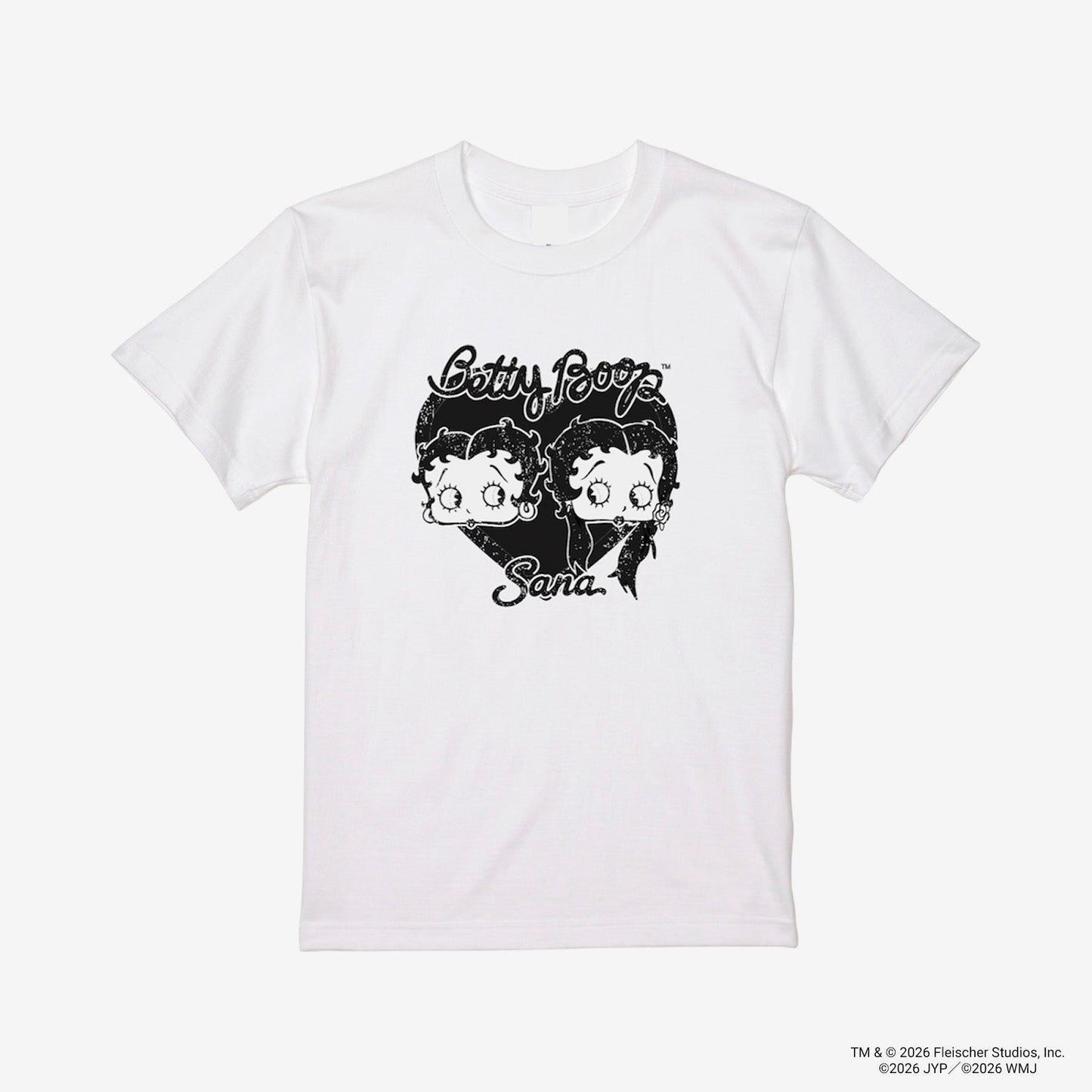 T-SHIRT / WHITE【XL】/ BETTY BOOP×SANA