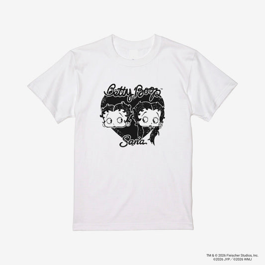 T-SHIRT / WHITE【XL】/ BETTY BOOP×SANA
