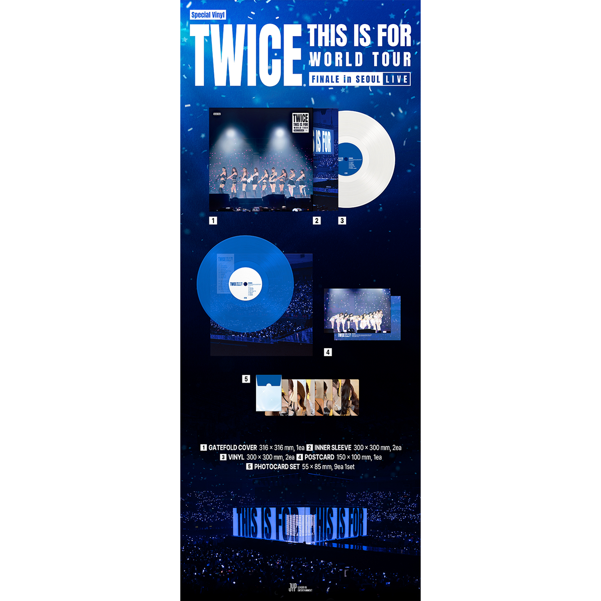 TWICE 'TWICE Special Vinyl <this is for> WORLD TOUR FINALE in SEOUL - LIVE'</this>