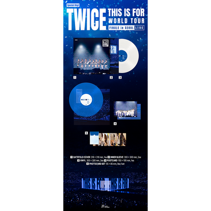 TWICE 'TWICE Special Vinyl <this is for> WORLD TOUR FINALE in SEOUL - LIVE'</this>