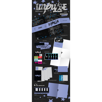 Xdinary Heroes 9th Mini Album <impulse> PHOTOBOOK Ver. 2 Version Random</impulse>