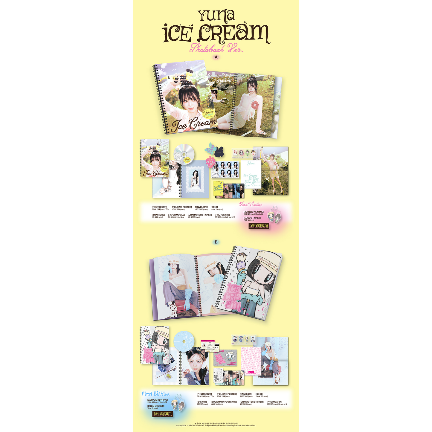 YUNA『ICE CREAM』全形態セット