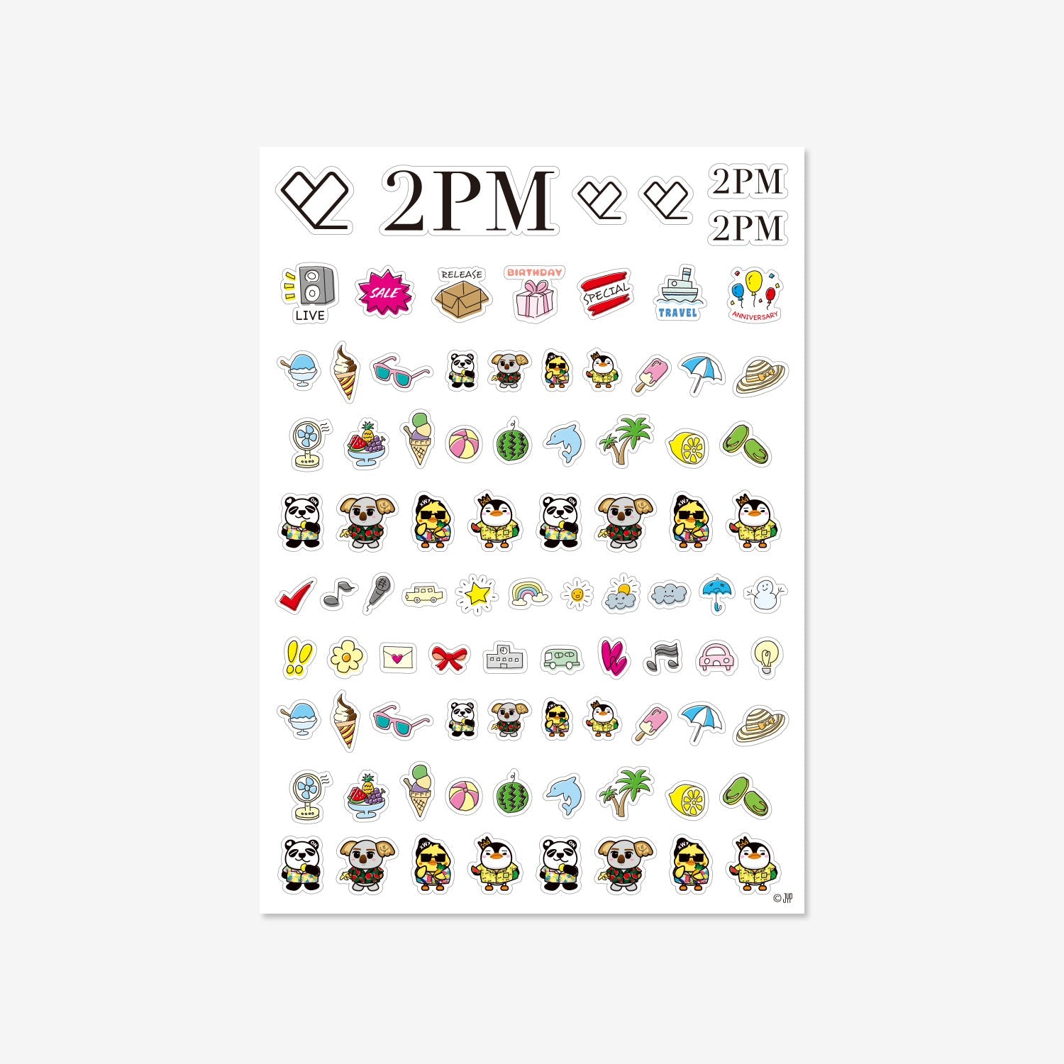 DIARY STICKER - ZooPM /『JYP JAPAN POPUP STORE 2023』
