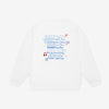 OVERSIZE SWEATER / WHITE【KIDS】/ NiziU『COCO! nut Fes. -Stadium Special-』