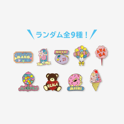 RANDOM GLITTER PIN BADGE / NiziU『COCO! nut Fes. -Stadium Special-』