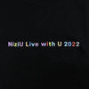 T-SHIRT / BLACK【XL】「NiziU Live with U 2022 “Light it Up”」