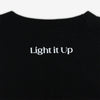 T-SHIRT / BLACK【XL】「NiziU Live with U 2022 “Light it Up”」