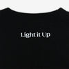 T-SHIRT / BLACK【M】「NiziU Live with U 2022 “Light it Up”」