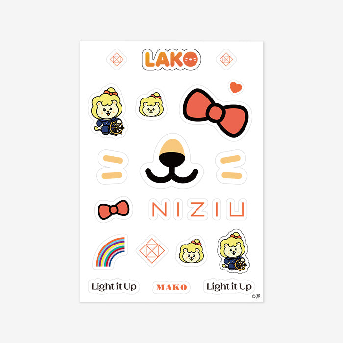 NIZOO MASK STICKER - LAKO「NiziU Live with U 2022 “Light it Up”」