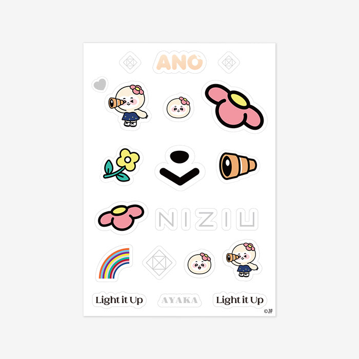 NIZOO MASK STICKER - ANO「NiziU Live with U 2022 “Light it Up”」