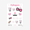 NIZOO MASK STICKER - Pyonpyon「NiziU Live with U 2022 “Light it Up”」