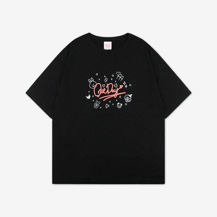 T-SHIRT Designed by TWICE / BLACK『TWICE JAPAN FAN MEETING 2022 "ONCE DAY"』