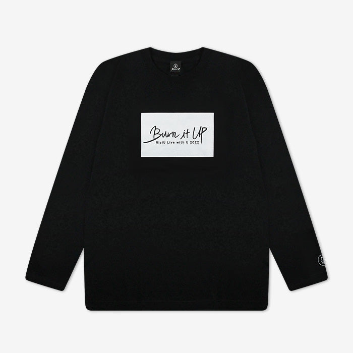 LONG SLEEVE T-SHIRT / BLACK【S】「NiziU Live with U 2022 “Burn it Up”」