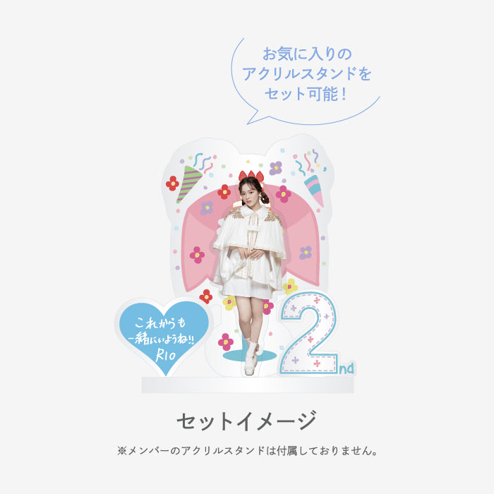 BACKGROUND ACRYLIC STAND Designed by RIO『NiziU Debut 2nd Anniversary』