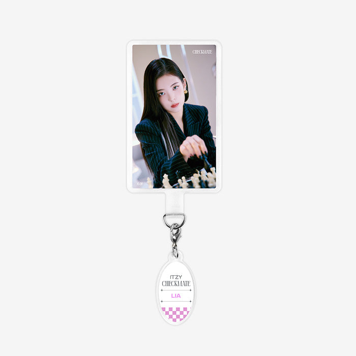 PHONE TAB WITH ACRYLIC CHARM - LIA / ITZY『CHECKMATE』