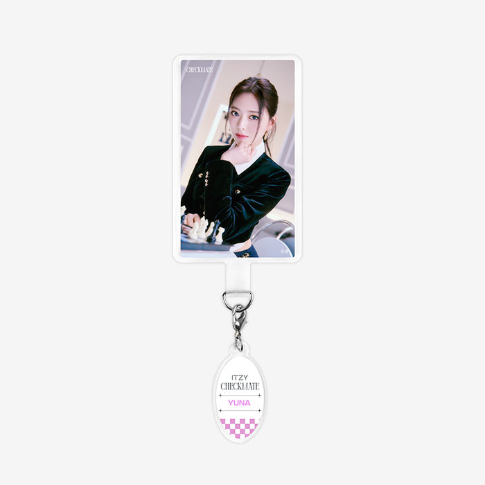 PHONE TAB WITH ACRYLIC CHARM - YUNA / ITZY『CHECKMATE』