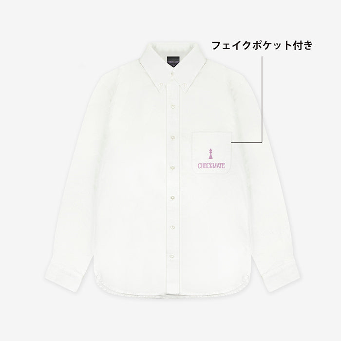 BUTTON DOWN SHIRT【L】/ ITZY『CHECKMATE』